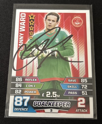 Signed danny ward aberdeen - ward,