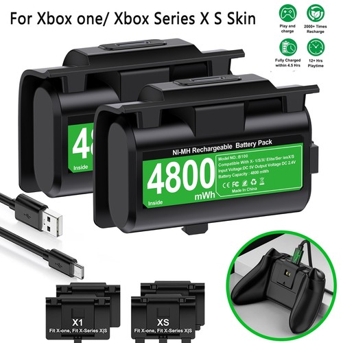 2pcs 4800mwh for xbox one - 4800mwh,