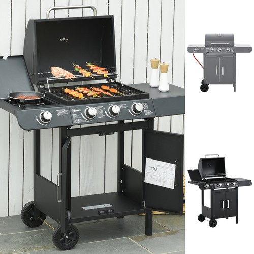 Gas barbecue grill - gas, 3+1