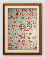 Neo Expressionism Original 12" X 16" Original Art On Professional Art Paper