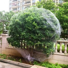 White mesh bird protection net - white,