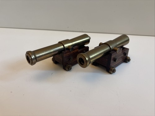 Pair vintage mini brass - pair, of