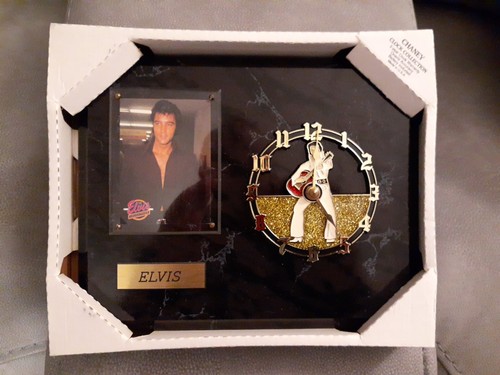 Vintage elvis clock chaney - vintage,
