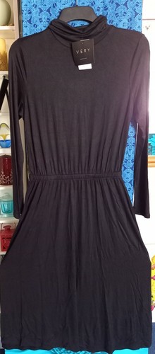 Very black jersey high - black,