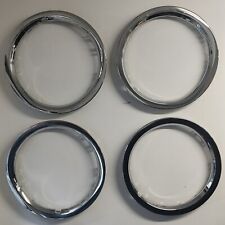 London Taxi TXE / TX5 / LEVC Chrome Outer Wheel Trims / Rings Set of 4 Brand New