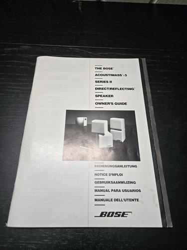 Bose acoustimass series ii - bose,