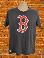 NEW ERA BLACK T-SHIRT SIZE LARGE BOSTON RED SOX AMERICAN BASEBALL TEAM CREW NECK