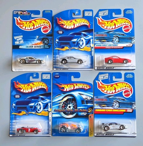 Hot wheels lot 6 ferrari - wheels, of