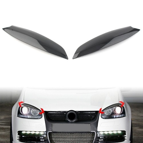 Carbon fiber headlight eye lid - carbon,