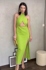 ZARA NWT WOMAN LINEN BLEND CUT