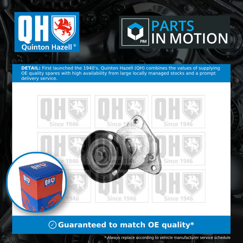 Aux belt tensioner fits - belt,