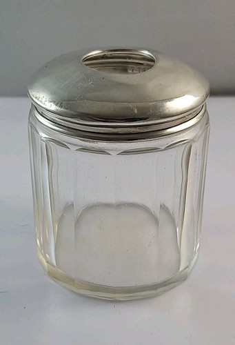 Antique sterling silver - silver, lidded