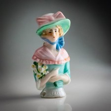 Antique German Porcelain Half