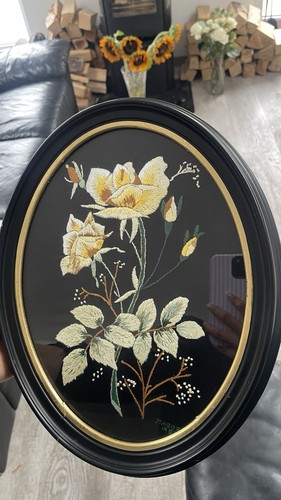 Vintage hand embroidered 1987 - embroidered,