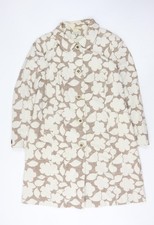 Rocha.John Rocha Women's Beige Floral Coat Size 18