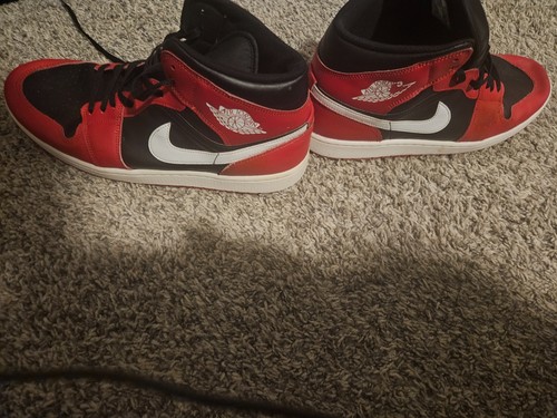 Size jordan 1 mid chicago - 13,