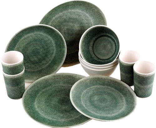 16pc melamine dinner set - melamine,