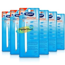6x Wisdom Interproximal Interdental Teeth Orthodontic Braces Crown Clean Brushes