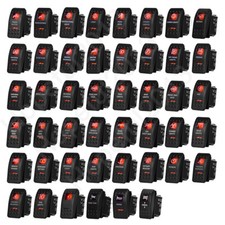 Car Boat Rocker Switch 12V Led