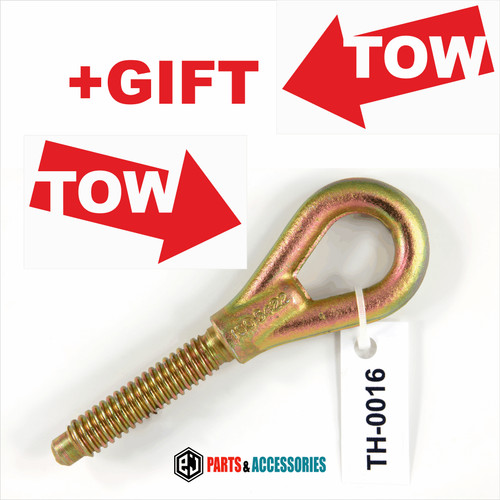 Tow hook ring towing lug