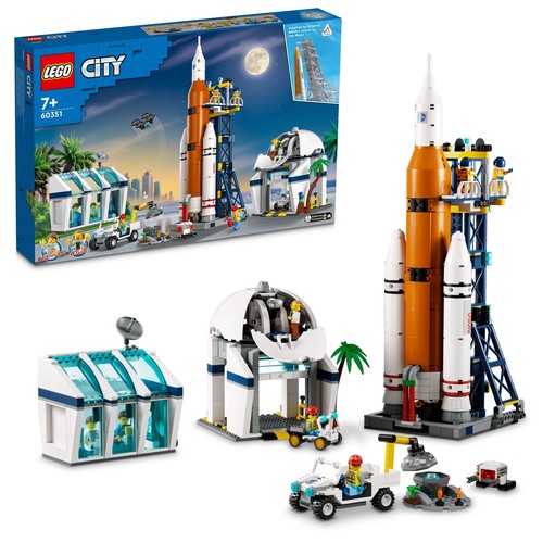 Lego 60351 city rocket launch - city,