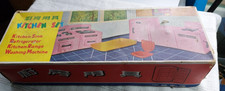 vintage tin plate toy kitchen