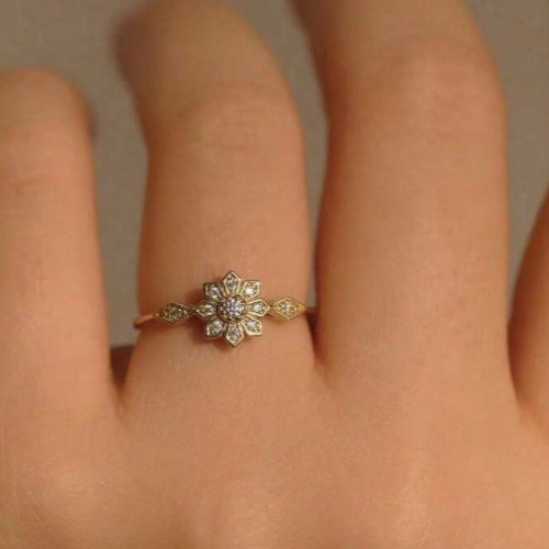 18k gold plated ring - plated,