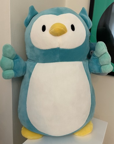 Teal owl squishmallow winston - owl,
