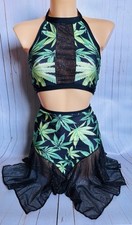 Weed Glittery Co Cord Rave