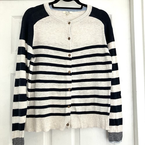 White stuff cardigan navy - white, blue