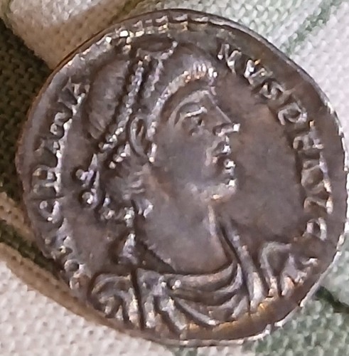 Gratian silver siliqua 378 383 - gratian,