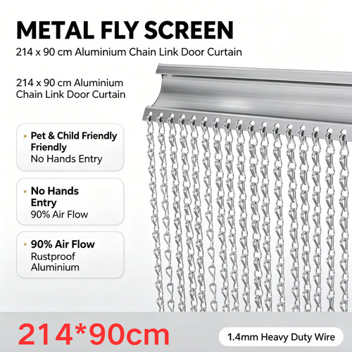 Aluminium chain curtain fly - chain,