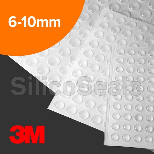 Clear silicone rubber feet pad - clear,