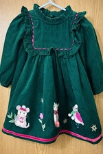 Lovely Baby Girl Teal Corduroy