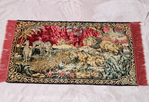 Vintage velvet safari tapestry - velvet,