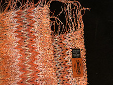 Missoni gorgeous italian orange tones poncho (worn twice)