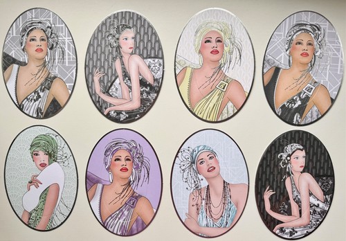 Art deco topper designs - x,