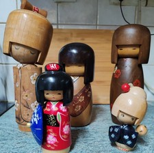 Kokeshi Japanese Wooden Dolls