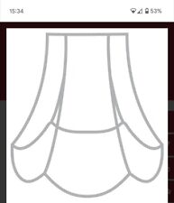 6" Scalloped Lampshade Frame