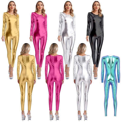 Women metallic shiny tank - uk,