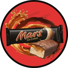 Ice cream van sticker Mars stickers mars bar  trailer  decal