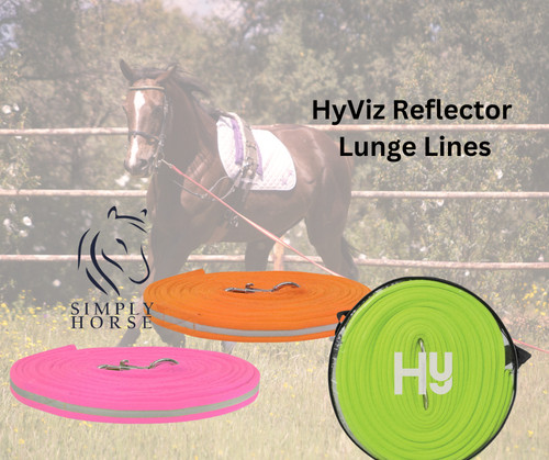 Hyviz reflector lunge rein - hyviz,