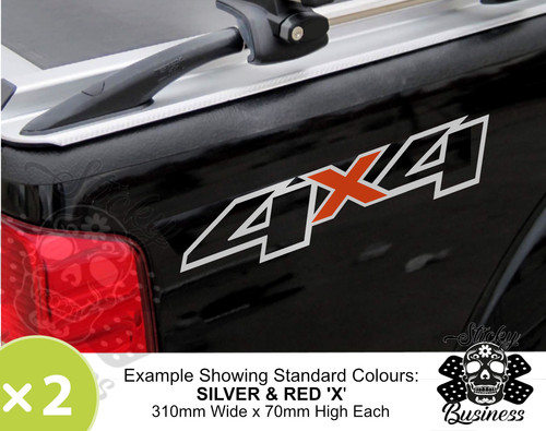 4x4 stickers two decals - stickers,
