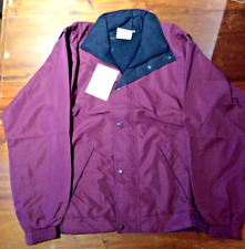 Driza-Bone Microfibre Golf Jacket Burgundy , Medium , Zip And Popper, Lined