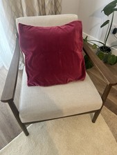 Magenta Oka Velvet Cushion Cover