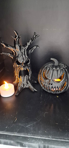 Halloween pumpkin ornament - halloween,