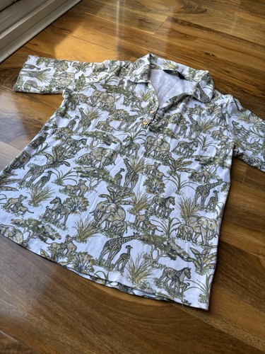 Cotton safari animal print - safari,
