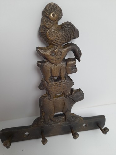 Vintage key hook - key, with