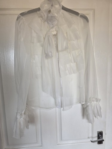 Sheer pussybow blouse - sheer,