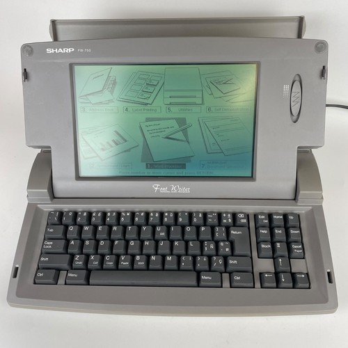 Sharp 750 font writer - fw-750, um
